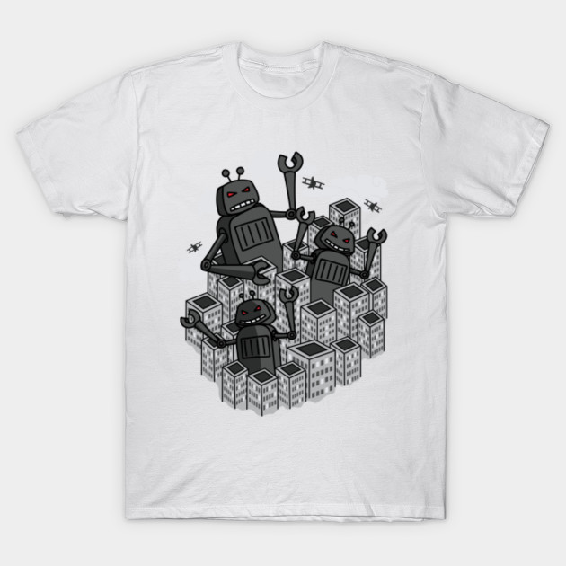 ROBOTS INVASION T-Shirt-TOZ